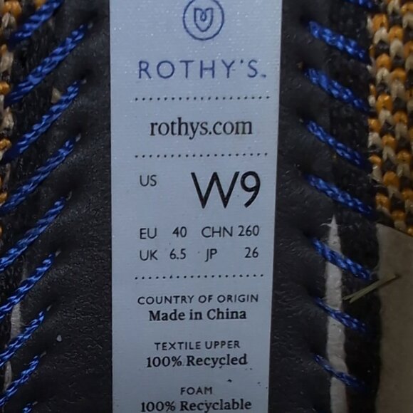 Rothy's Size 9 Big Cat The Point Flats - Picture 8 of 8